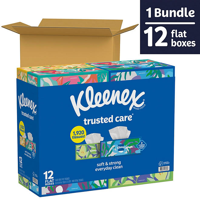 KLEENEX 160CT 2PLY TISSUES 12/CS