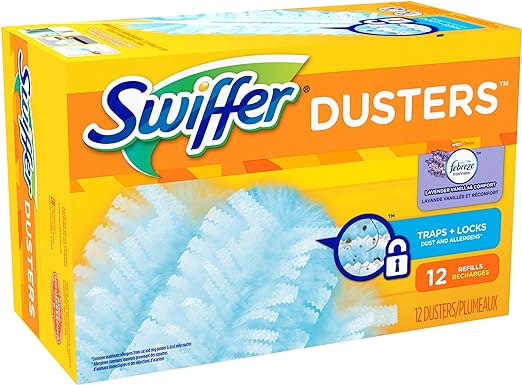 SWIFFER DUSTER 18CT MULTI SURFACE REFILLS W/FEBREZE LAVENDER VANILLA & COMFORT SCENT 4/CS