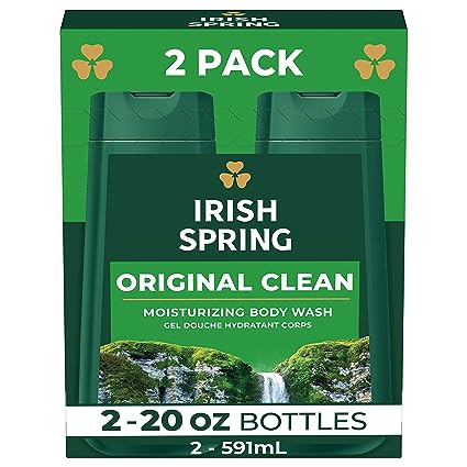 IRISH SPRING 20OZ BODY WASH ORIGINAL 4/CS