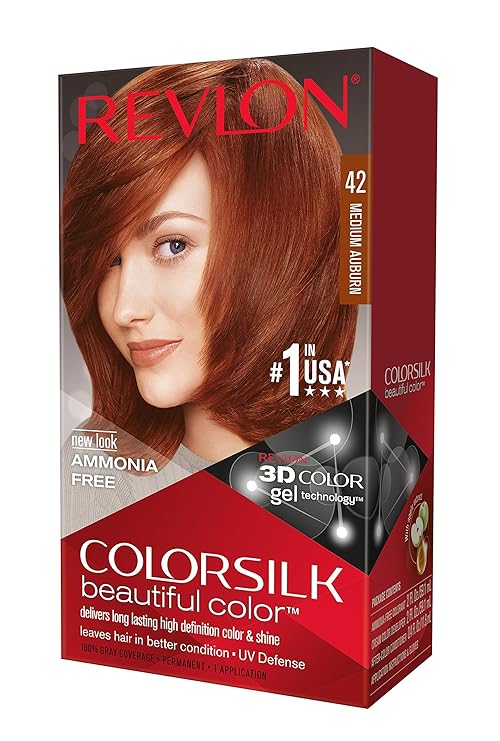 REVLON COLOR SILK #41 MEDIUM AUBURN 12/CS