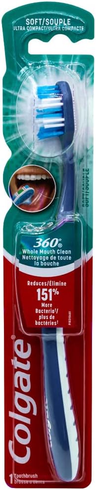 COLGATE 360 WHOLE MOUTH CLEAN TOOTH BRUSH 12/CS