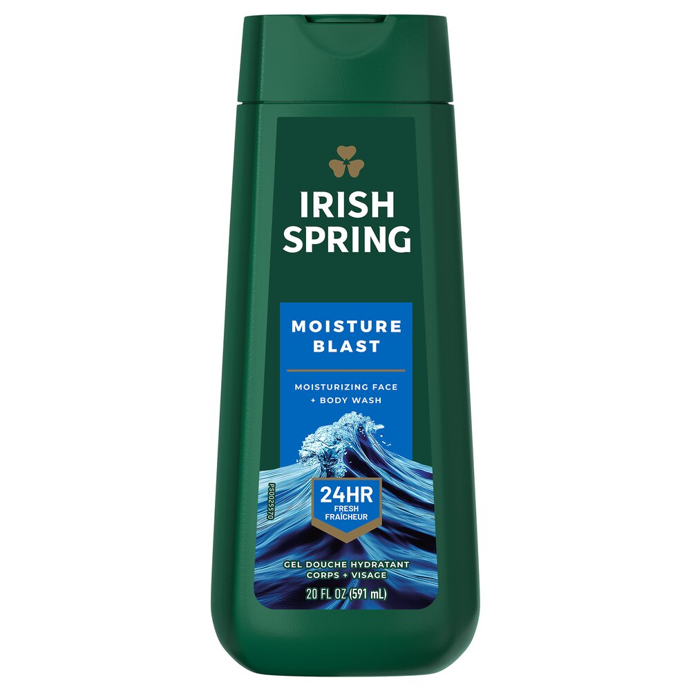 IRISH SPRING 20OZ BODY WASH MOISTURE BLAST 4/CS