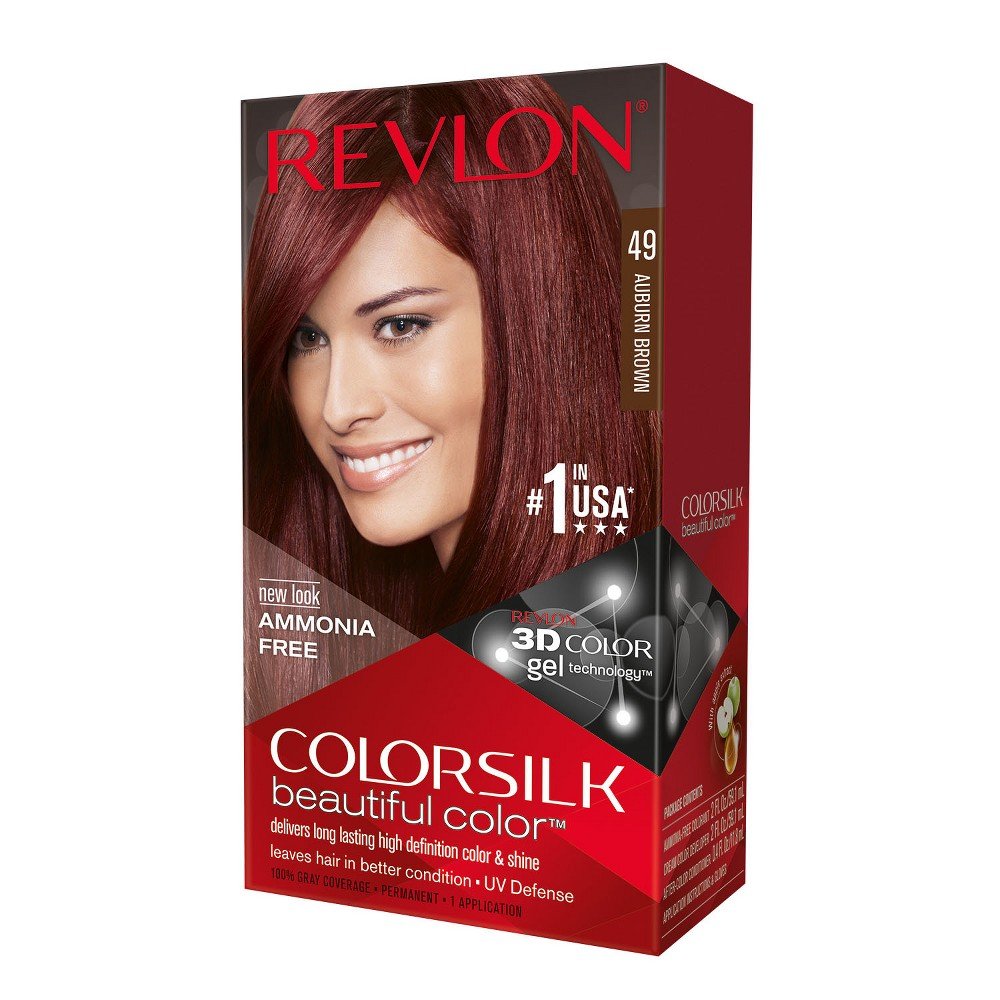 REVLON COLOR SILK #49 AUBURN BROWN 12/CS