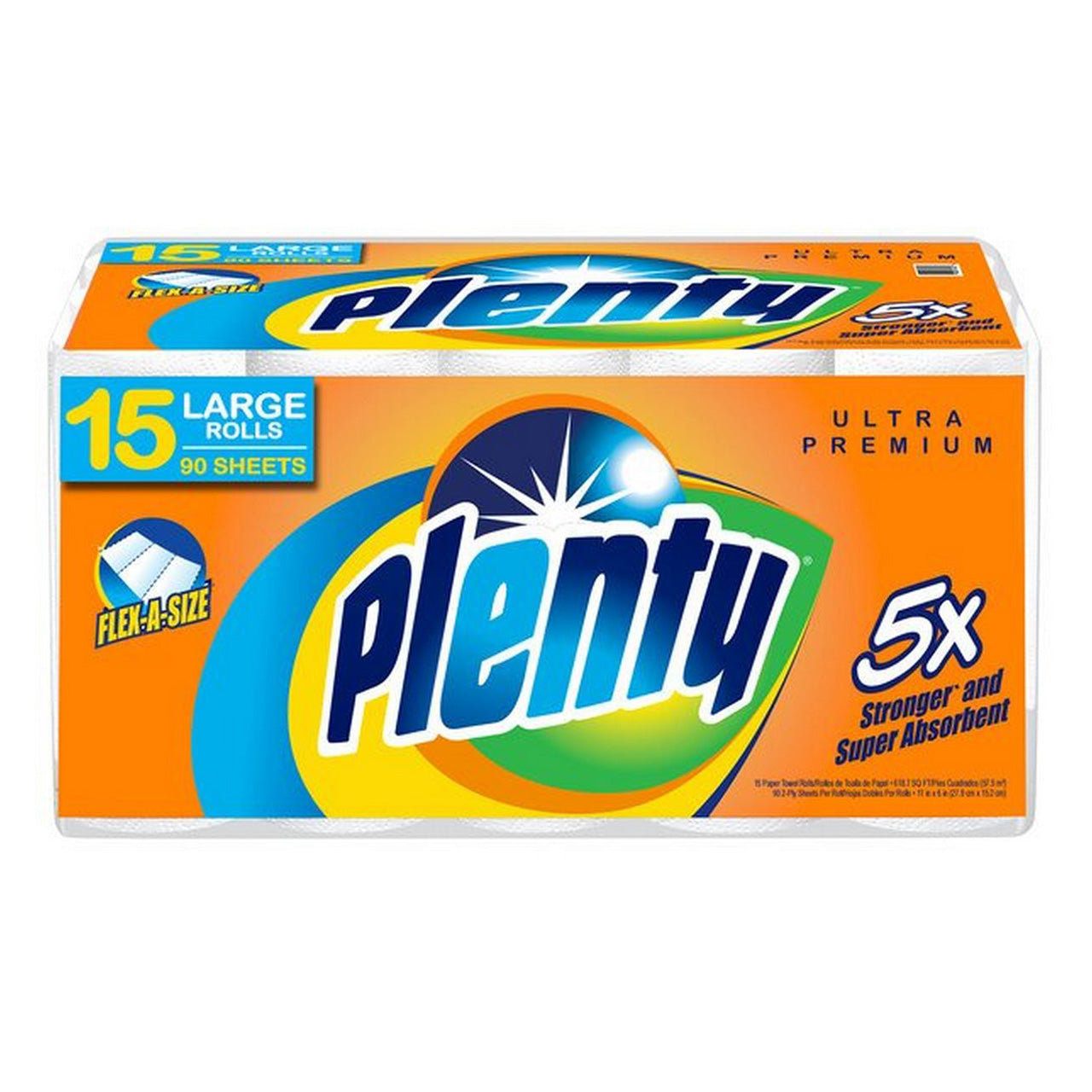 PLENTY 90 SHEETS FLEX A SIZE 2PLY 15/PK