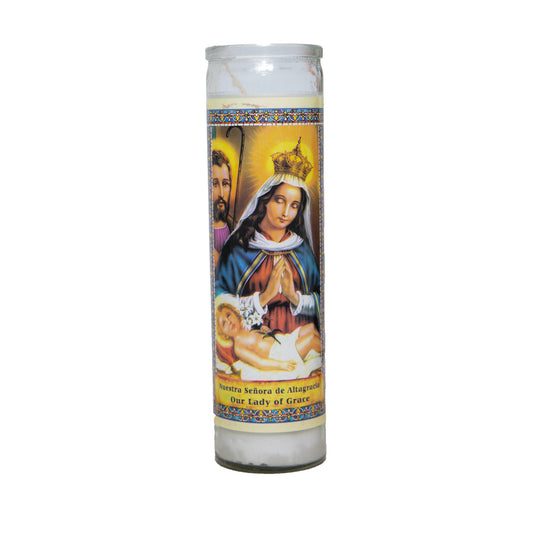 PRAYER CANDLE VIRGEN ALTA GRACIA 12/CS