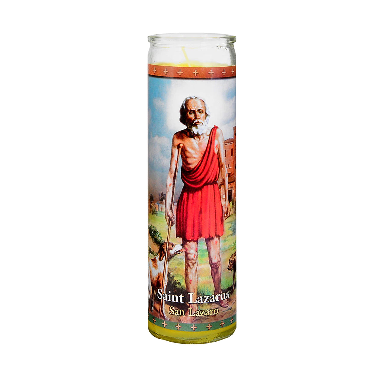 PRAYER CANDLE SAN LASAROUS 12/CS