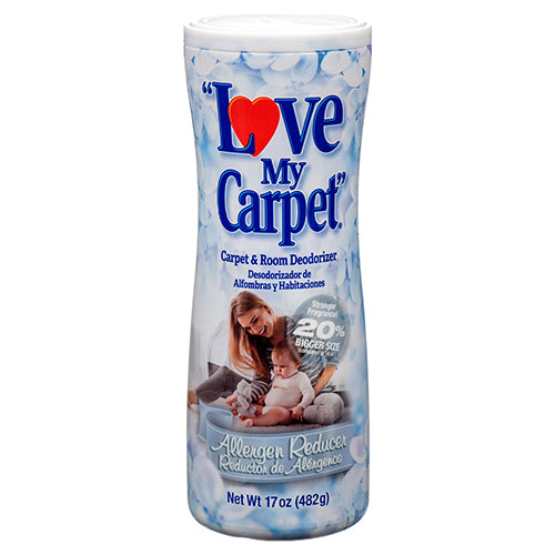 LOVE MY CARPET 17OZ CARPET DEODORIZER  ALLERGEN REDUCER 12/CS