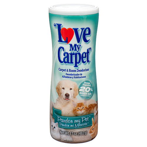 LOVE MY CARPET 17OZ CARPET DEODORIZER  PARDON MY PET 12/CS