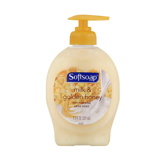 SOFT SOAP 7.5OZ LIQUID HAND SOAP MILK & GOLDEN HONEY 6/CS