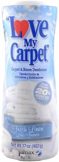 LOVE MY CARPET 17OZ CARPET DEODORIZER FRESH LINEN 12/CS