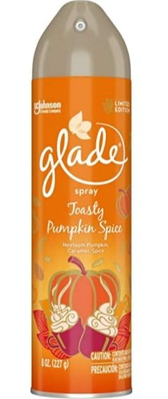 GLADE 8OZ AIR FRESHENER PUMPKIN SPICE 12/CS