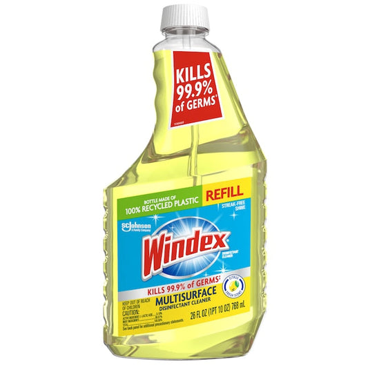 WINDEX 26OZ  MULTI-SURFACE REFILL CITRUS 12/CS