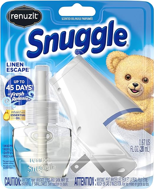 RENUZIT SNUGGLE 0.67OZ OIL & WARMER KIT LINEN ESCAPE 4/CS