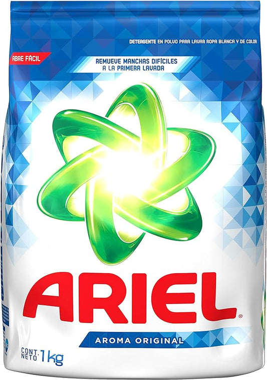 ARIEL 1KG LAUNDRY POWDER DETERGENT 9/CS