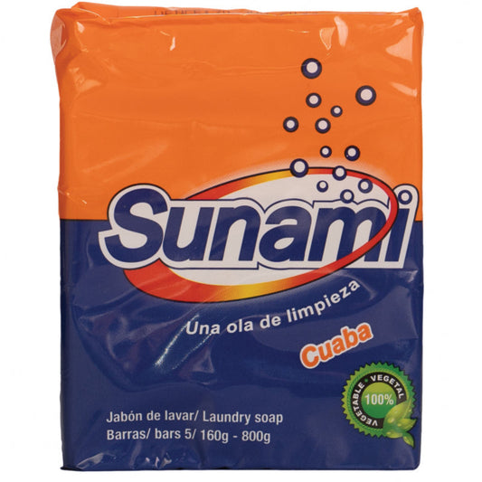 SUNAMI 160g JABON DE LAVAR / LAUNDRY SOAP BEBE 5PK 10/CS