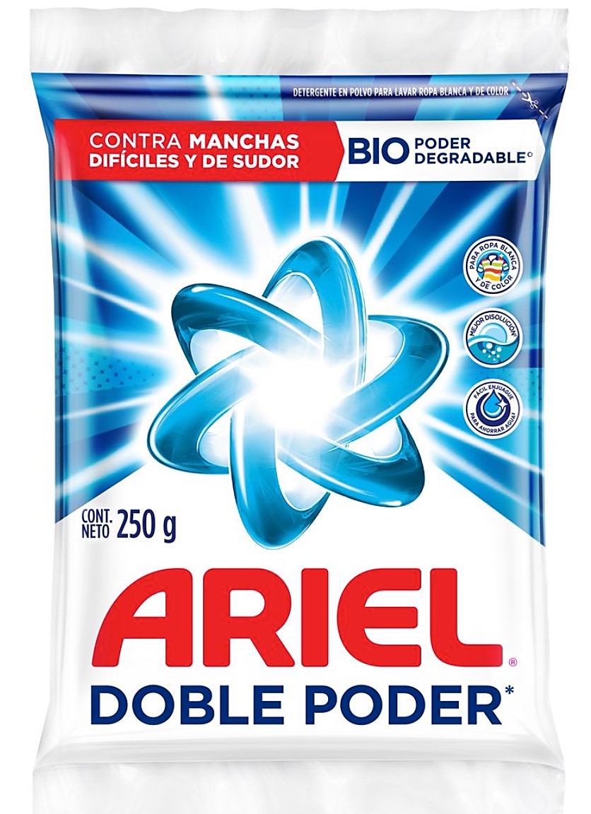 ARIEL 250 GRAMS LAUNDRY POWDER 48/CS