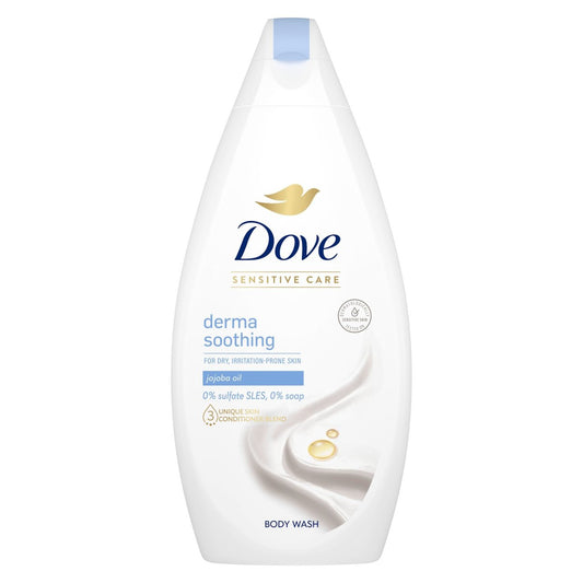 DOVE 400ML SHOWER GEL DERMA SOOTHING 6/CS