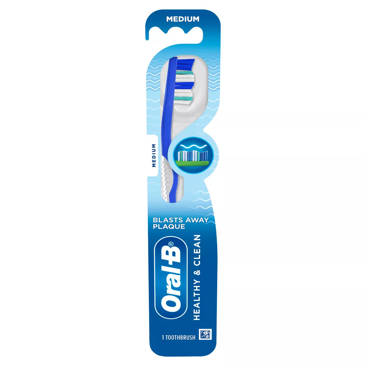 ORAL B TOOTH BRUSH 3PK ALL ROUNDER MEDIUM 12/CS