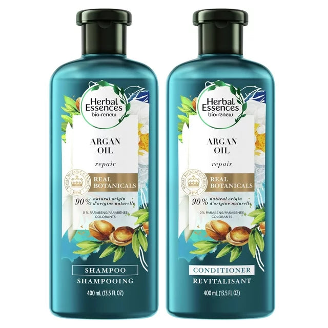 HERBAL ESSENCE 13.5OZ SHAMPOO & CONDITIONER 30CT DISPLAY :..REAL BOTANICAL HEMP + POTENT ALOE(90...