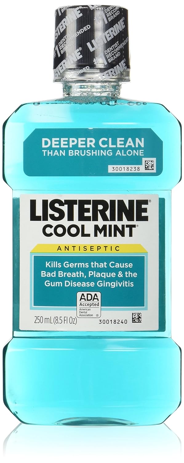 LISTERINE 250ML MOUTH WASH COOL MINT 12/CS