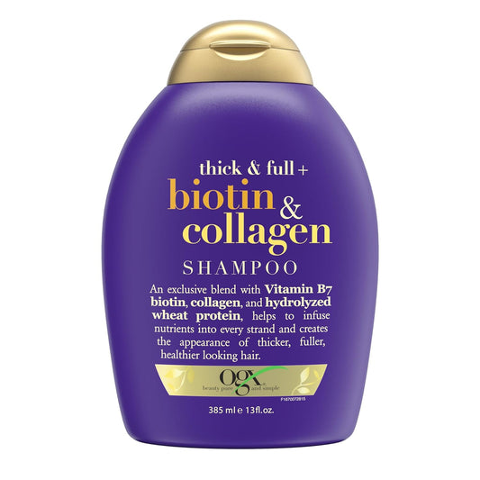 OGX 13OZ SHAMPOO BIOTIN &COLLAGEN 6/CS