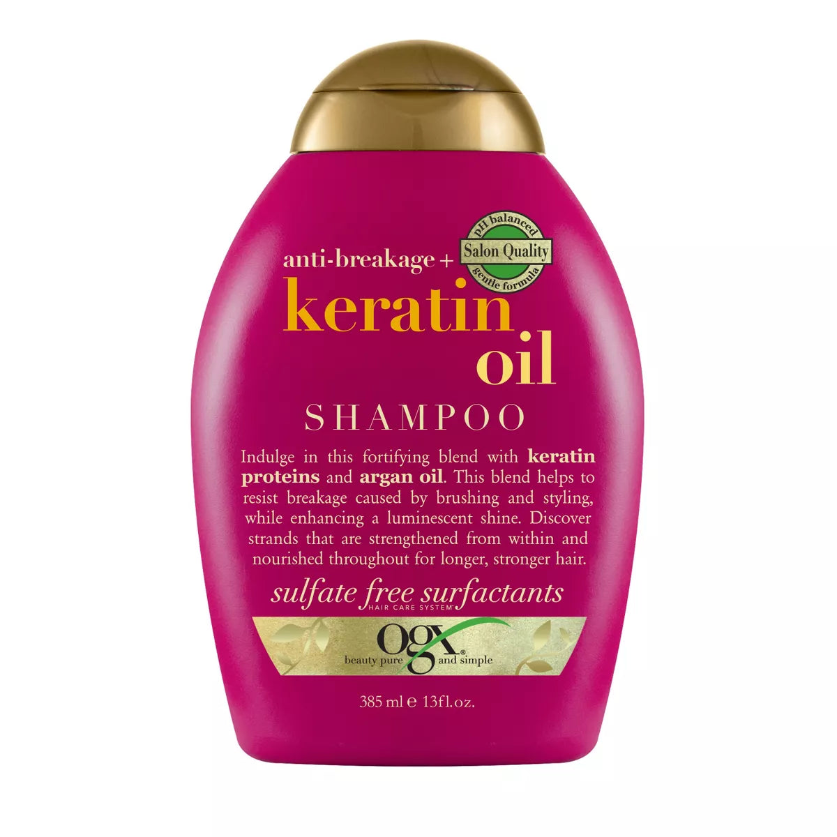 OGX 13OZ SHAMPOO KERATIN OIL 6/CS