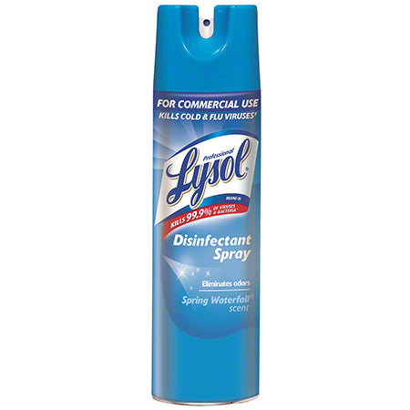 LYSOL 19OZ DISINFECTANT SPRAY SPRING WATERFALL 12/CS