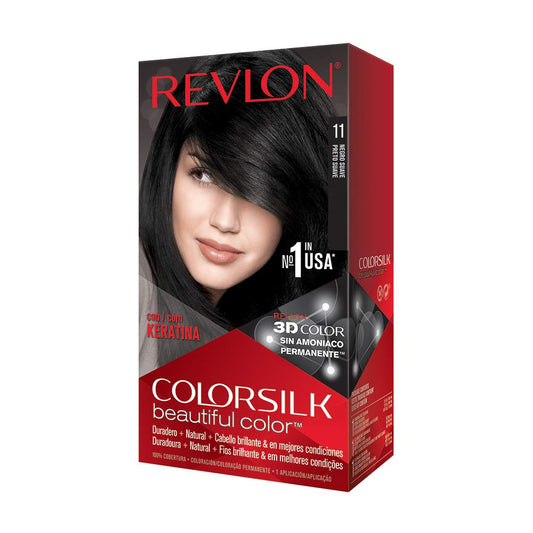REVLON COLOR SILK #11 SOFT BLACK 12/CS