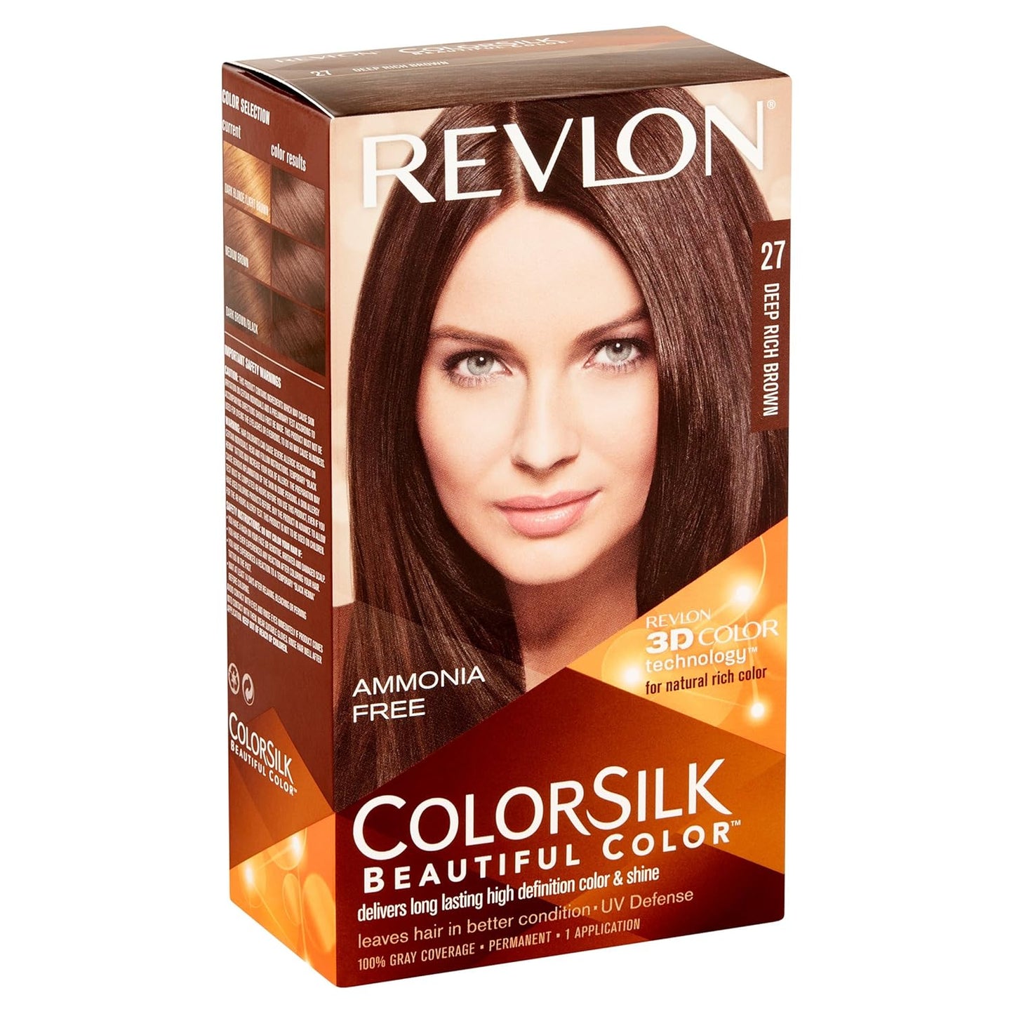 REVLON COLOR SILK #27 DEEP RICH BROWN 12/CS