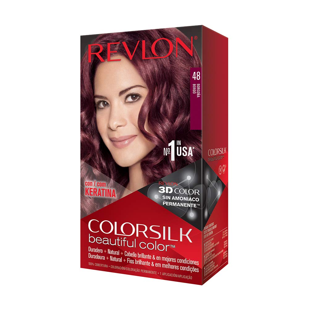 REVLON COLOR SILK #48 BURGANDY 12/CS