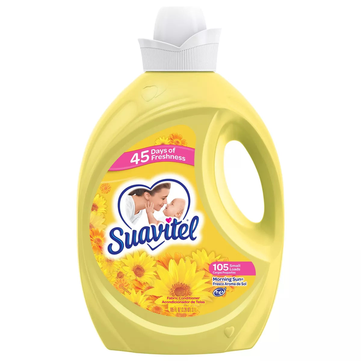 SUAVITEL 105OZ SOFTENER MORNING SUN (YELLOW) 4/CS