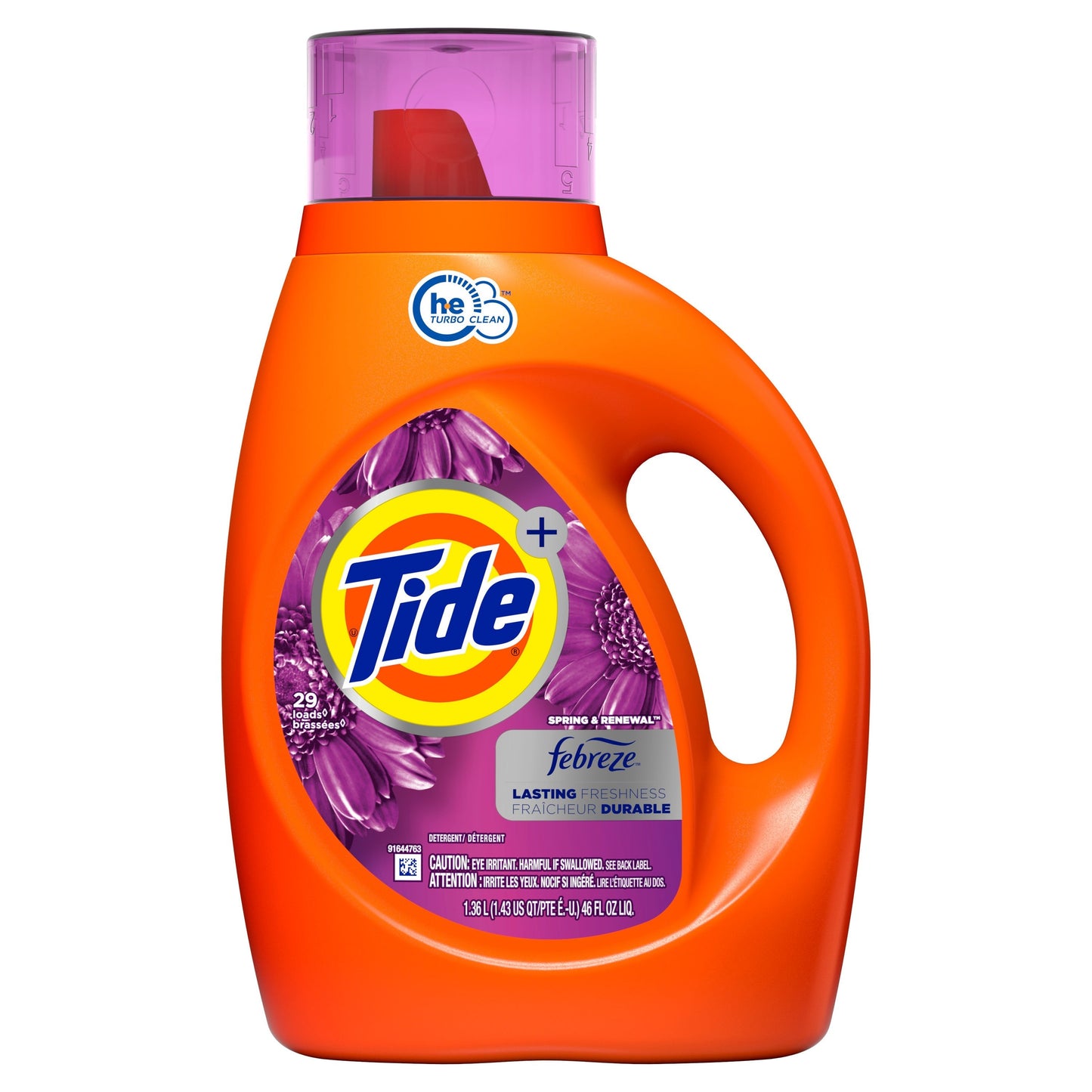 TIDE 46OZ LIQUID LAUNDRY DETERGENT CLEAN SCENT TECHNOLOGY SOFT CITRUS 6/CS