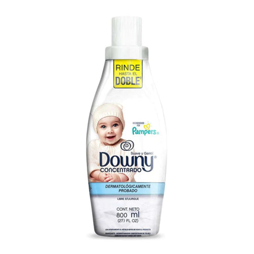 DOWNY 800ML FABRIC SOFTENER SOFT & GENTLE 9/CS