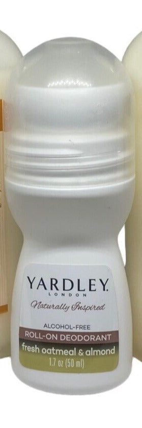 YARDLEY 1.7OZ ROLL ON DEODORANT FRESH OATMEAL & ALMOND 12/CS