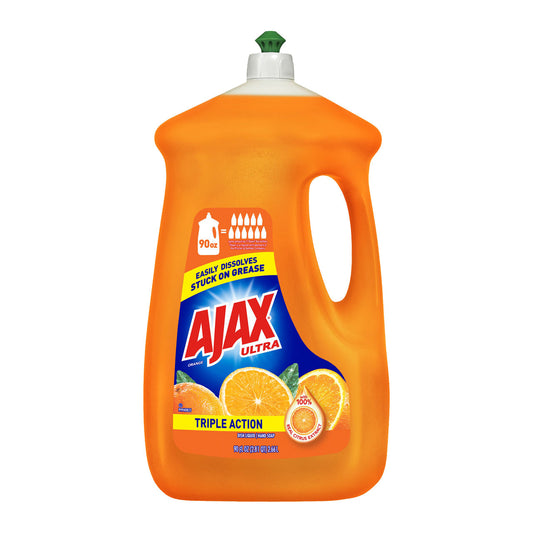 AJAX 90OZ ORANGE (DISH SOAP) 4/CS