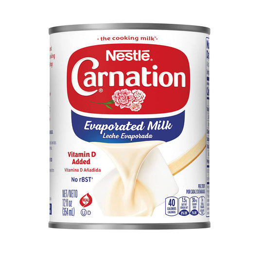 CARNATION 12OZ EVAPORATED MILK 24/CS