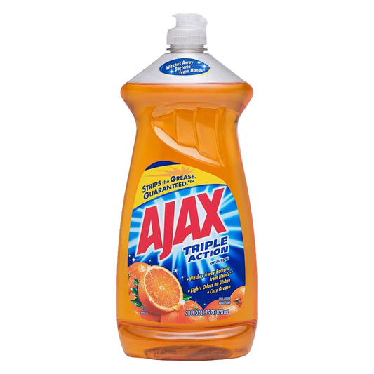 AJAX 28OZ DISH SOAP ORANGE 9/CS