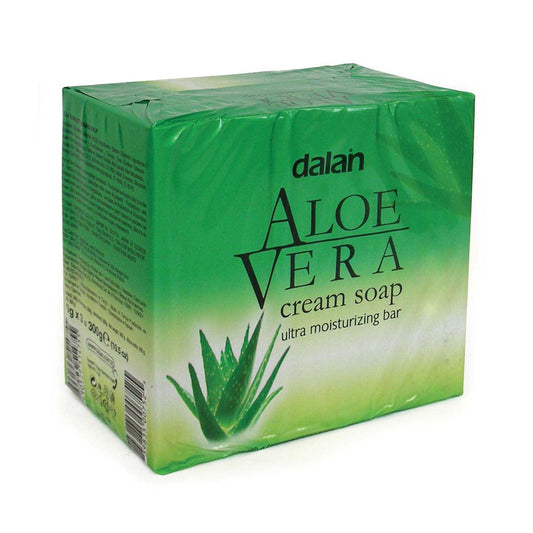 DALAN 3.17OZ BAR SOAP 3PK ALOE VERA CREAM 24/CS**51345