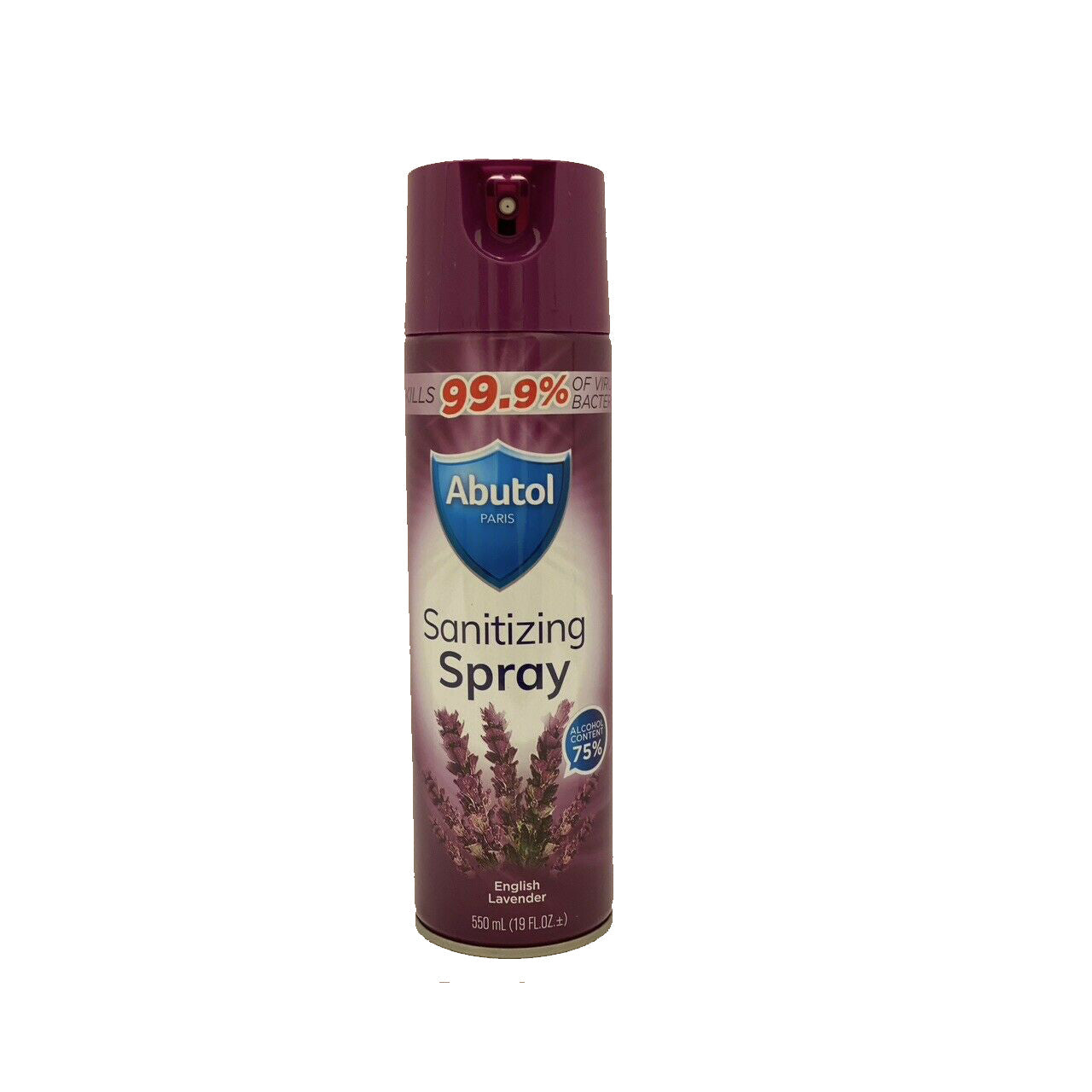 ABUTOL 33.8OZ SANITIZING SPRAY ENGLISH LAVENDER 12/CS