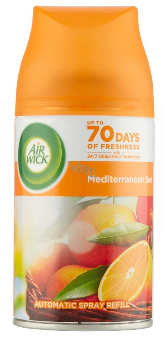 AIR WICK 250ML FRESHMATIC REFILL MEDITERRANEAN SUN 12/CS